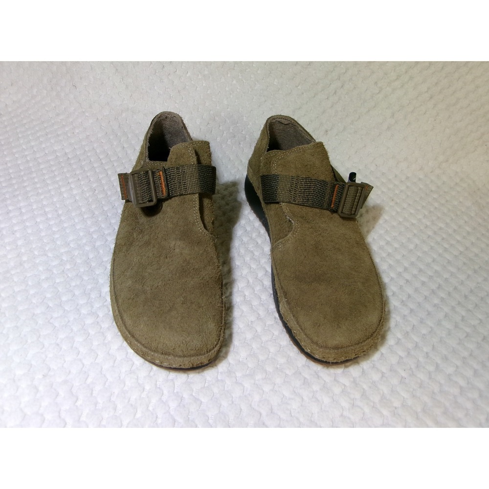 Chaco Paonia Clog Teak Suede Wool Blend Lining Shoes JCH108932 Womens 8